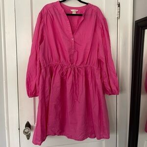 H&M Pink Linen Dress